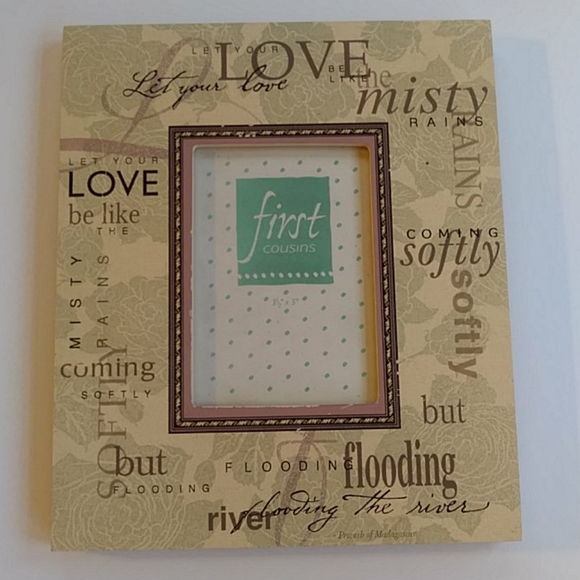 First Cousins Inspirational Serene Christian Standing Photo Frame - Picture 2 of 16